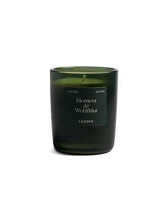 LOOOPS | Duftkerze 75g Wärme von Abendgold | dunkelgrün